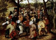 Pieter Bruegel Rustic Wedding painting
